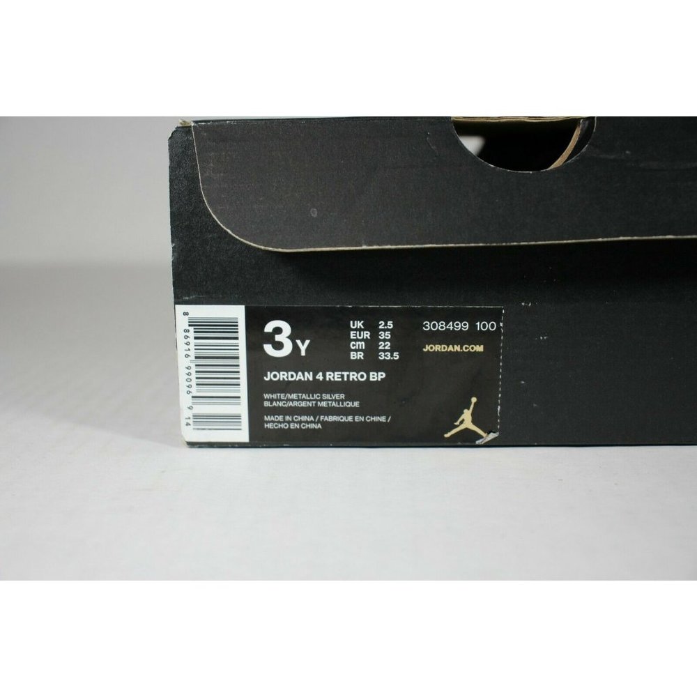 Nike Air Jordan 4 Retro Pure Money 2017 (PS) N397 - Picture 9 of 9